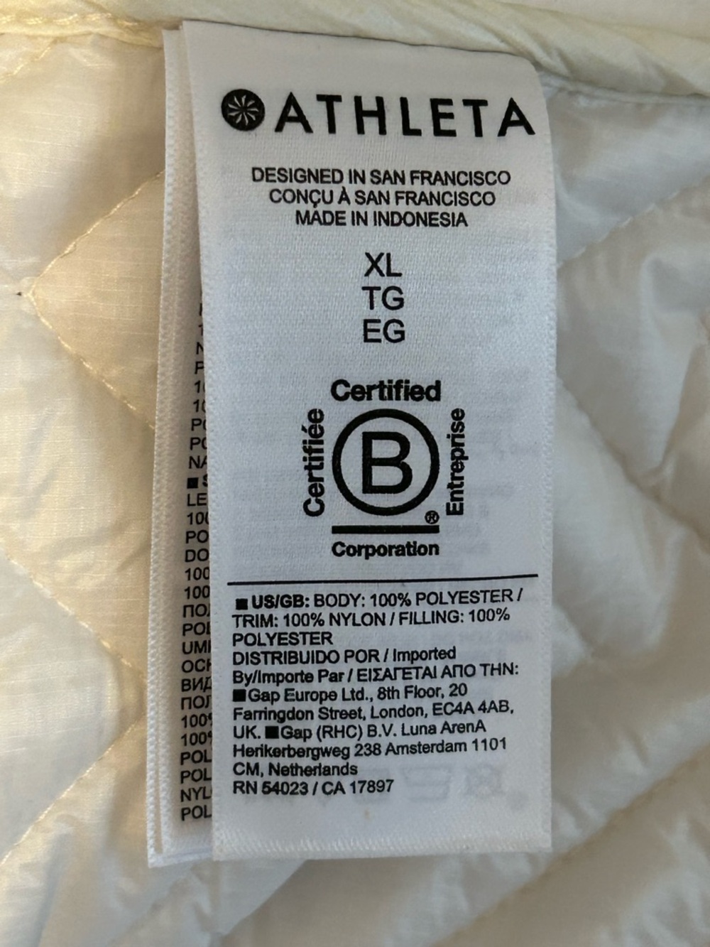 Athleta Cream Sherpa Snap-Front Pullover - Picture 7 of 7